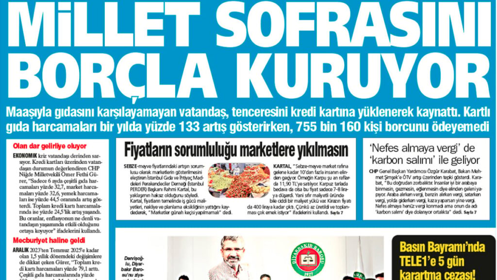 yenicag gazetesi millet sofrasini borcla kuruyor R9QWyWuJ