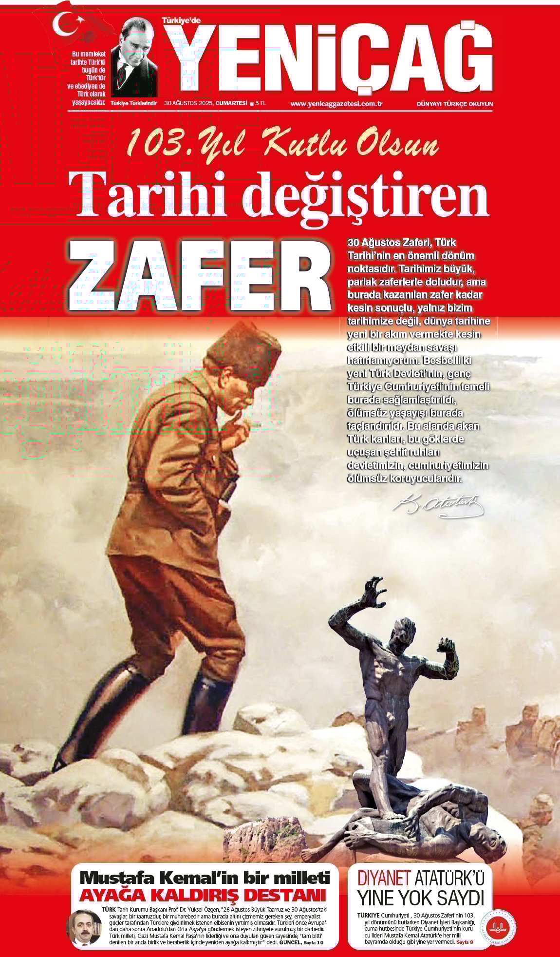 30 agustosun 103 yili kutlu olsun tarihi degistiren zafer 0 uWhamiJS