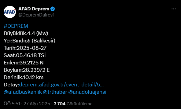 balikesir sindirgida 44 buyuklugunde deprem 0 754AgHqe