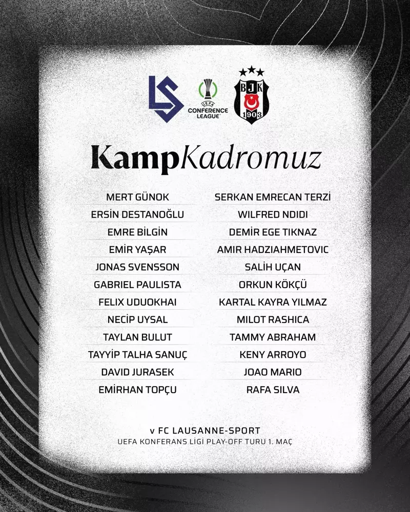 besiktasin lausanne maci kamp kadrosu aciklandi 1 NKBaENEl