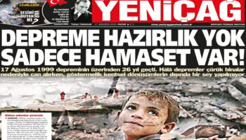 depreme hazirlik yok sadece hamaset var AEpdyygn