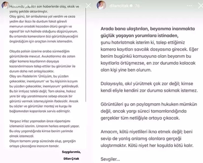 dilan citak sessizligini bozdu polislerin uzerine araba surmustu 3 5vDWV3Qs