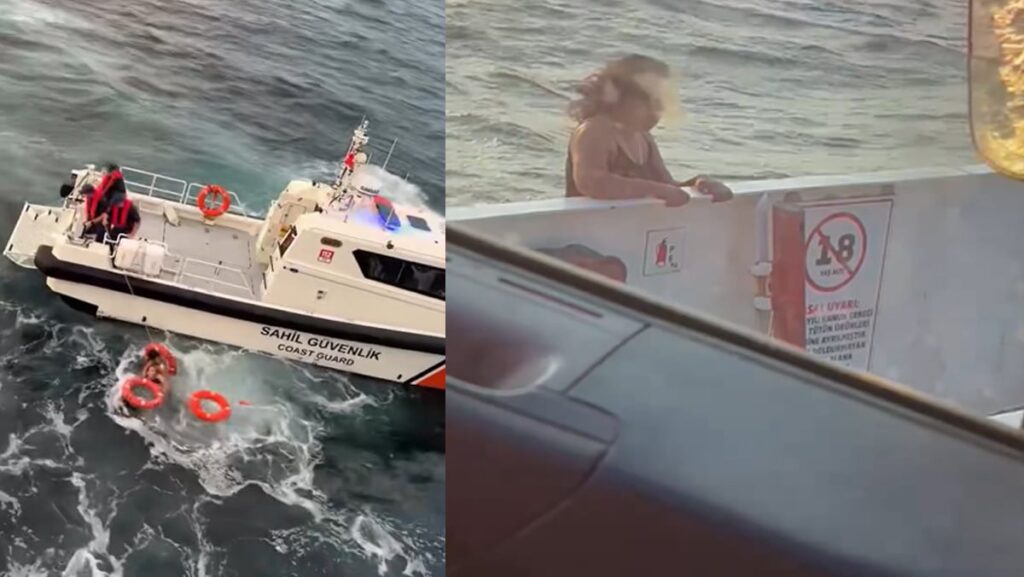 feribotta umutsuzluk herkesin gozu onunde kendini denize birakti kgeFVtKl