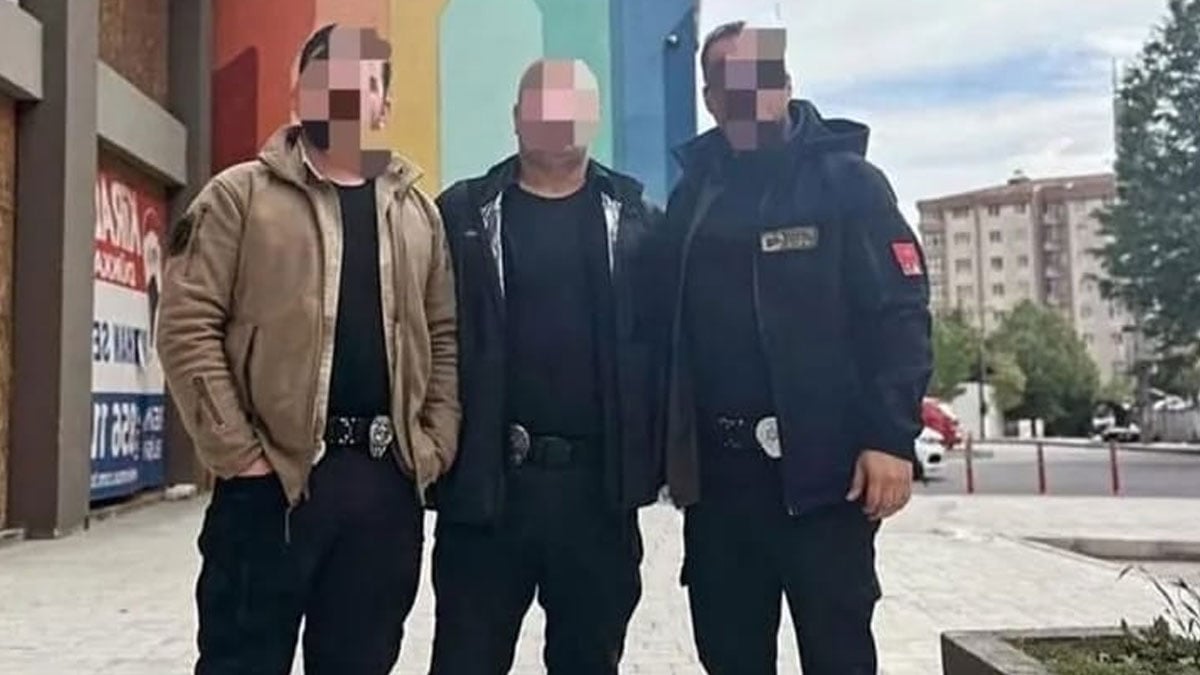 gercek polisler sahte polisleri enseledi 0