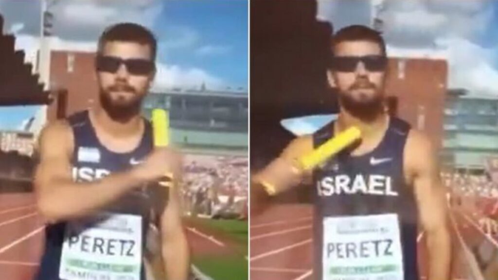 israilli sporcu bunu da yapti skandal hareket a56CBRAC