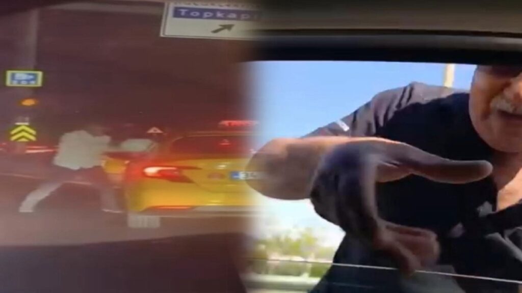 istanbul trafiginde yol verme kavgalari kamerada fWgGzAB9