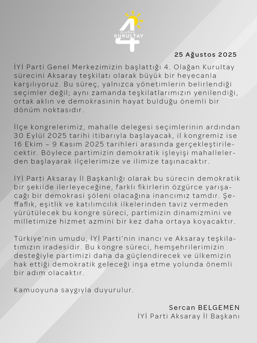 iyi parti aksarayda demokrasi solenine hazirlaniyor 0 eE69aiIX