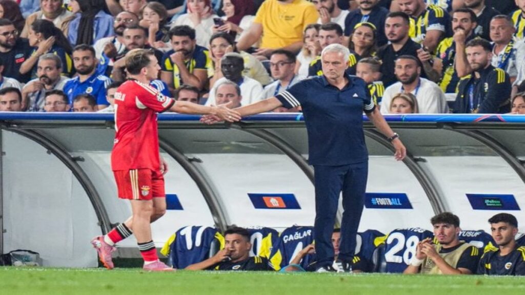 kerem akturkoglu ve jose mourinho tokalasti umukHMuZ