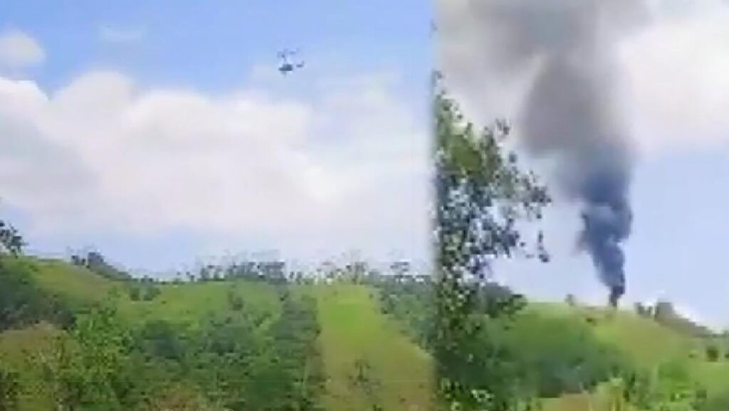 kolombiyada polis helikopterine ihali saldiri cok sayida olu var xda6VATB