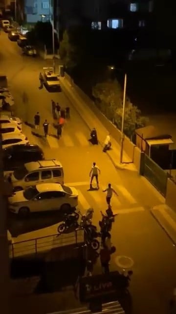 mahalleli birbirine girdi 1