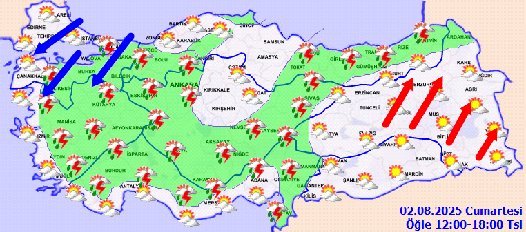 meteoroloji il il uyardi ogleden sonra sakir sakir yagacak 1 M33QF2mD