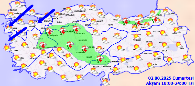 meteoroloji il il uyardi ogleden sonra sakir sakir yagacak 2 4kndtkMJ
