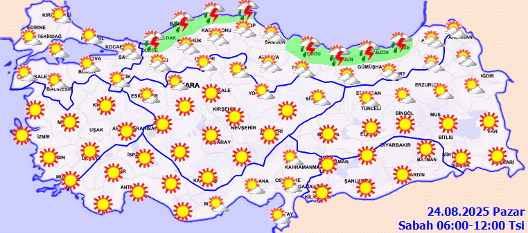 meteorolojiden saganak uyarisi bugun hava nasil 24 agustos 2025 0 sUWAc6Dg