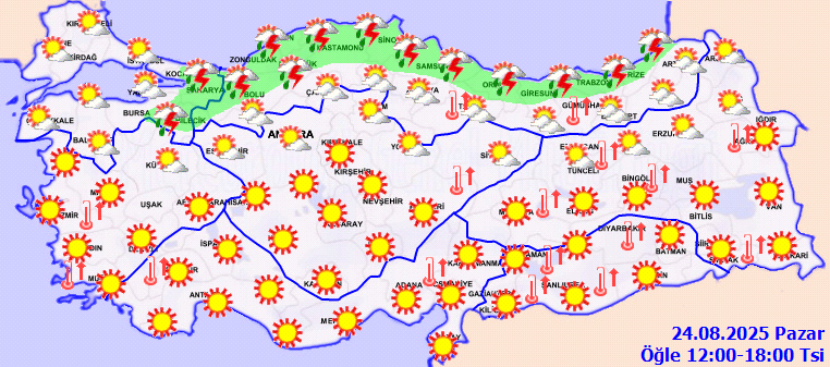 meteorolojiden saganak uyarisi bugun hava nasil 24 agustos 2025 1 aZhwIv36