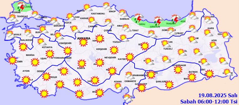 meteorolojiden saganak uyarisi bugun hava nasil olacak 19 agustos 2025 0 L7CEdW7q