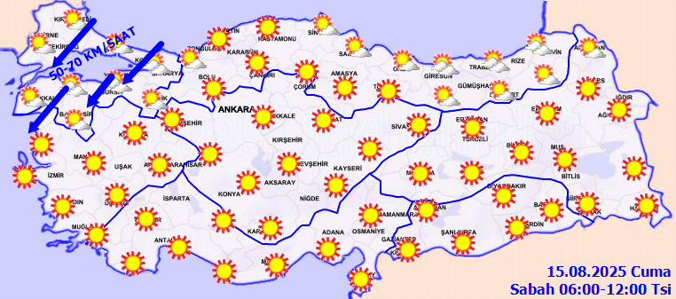 meteorolojiden turuncu kod uyari 2 ili saganak vuracak hizini artiracak 0 pt9nc8lI