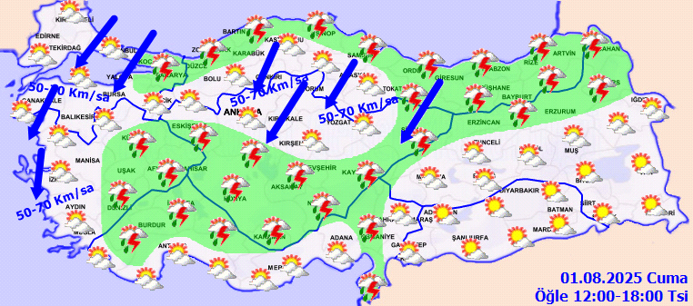 meteorolojiden yeni uyari cok kuvvetli saganak bekleniyorbu illerde yasayanlar dikkat 1 tXlyyirB