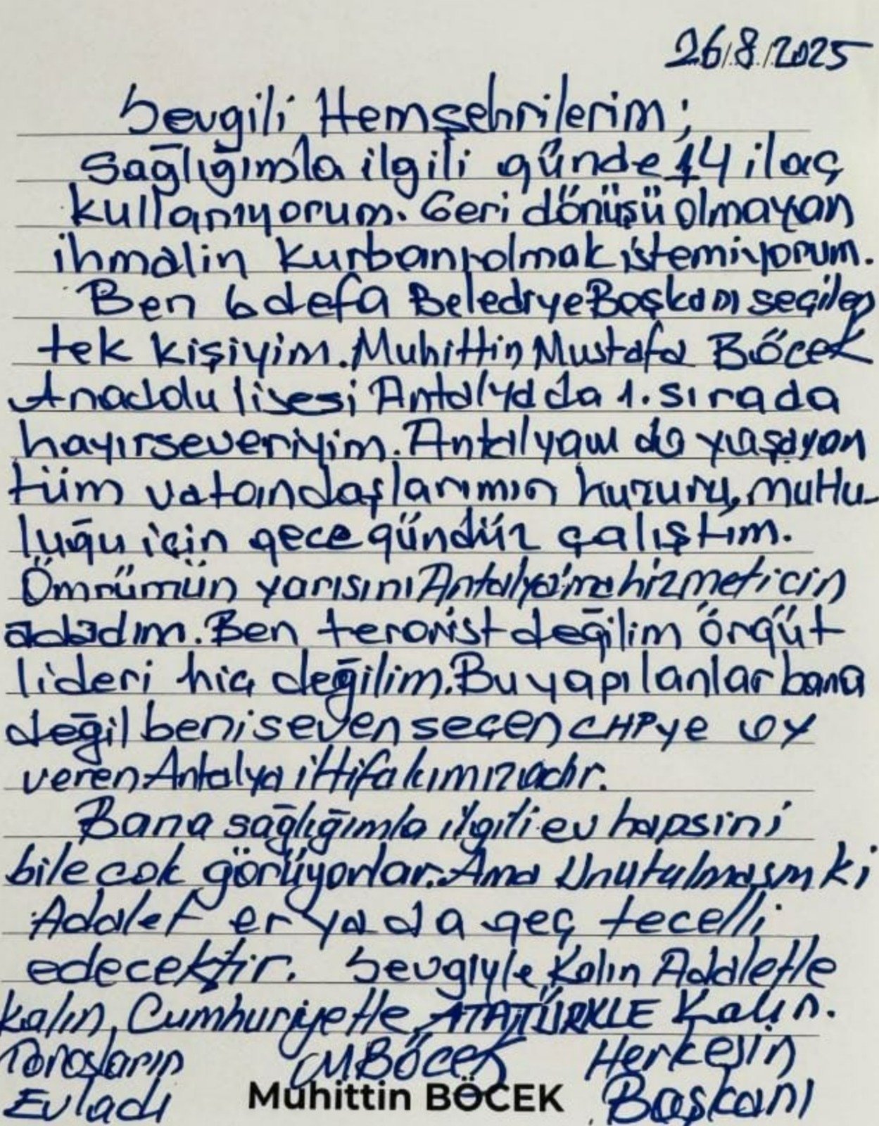 muhittin bocekten saglik durumuna dair aciklama 0 vt7kee7M