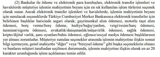 resmen basliyor para transferinde bu aciklamayi yazmak artik zorunlu olacak 1 lizGLUFu