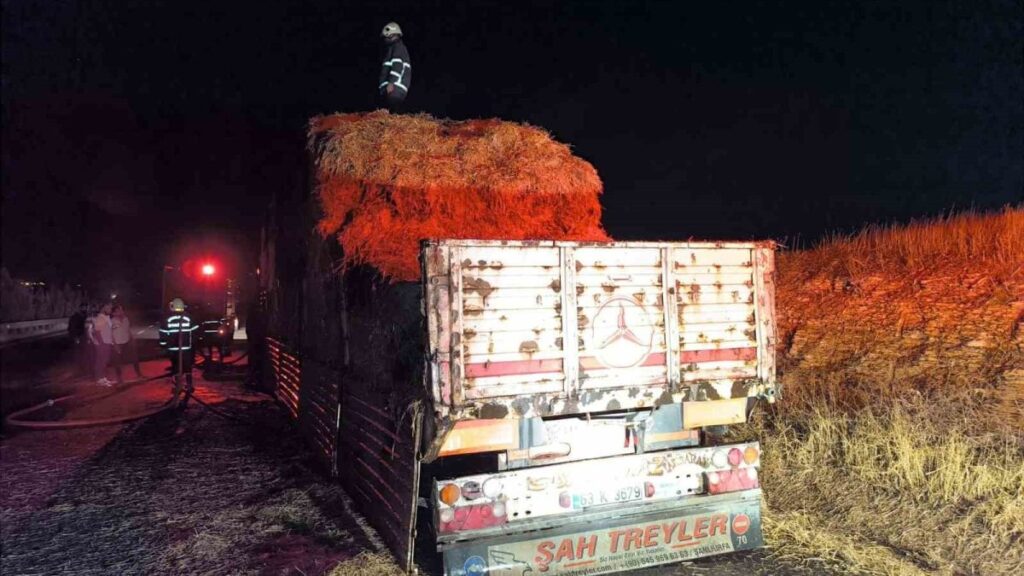 sanliurfada saman yuklu tir alev aldi DLq92ei8