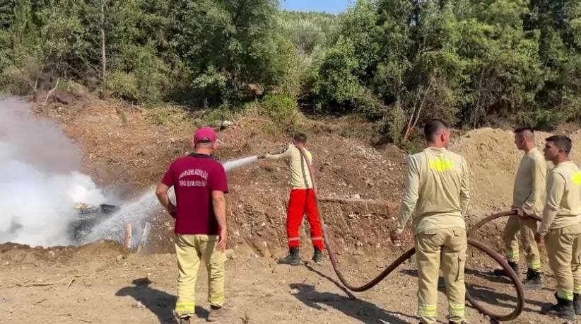 santiyede dehset anlari vinc devrildi alevler yukseldi 5 Hy857ygr