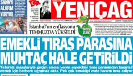 yenicag gazetesi emekli tiras parasina muhtac hale getirildi EgLpCdHE