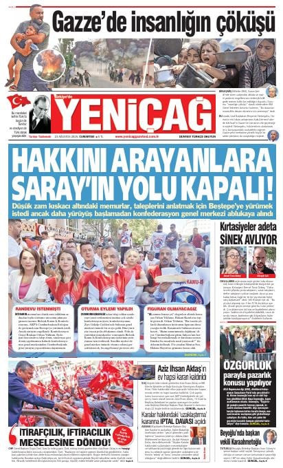 yenicag gazetesi hakkini arayanlara sarayin yolu kapali 0 AArLWfaN
