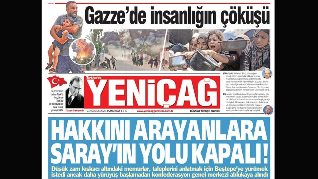 yenicag gazetesi hakkini arayanlara sarayin yolu kapali H3AARY9p
