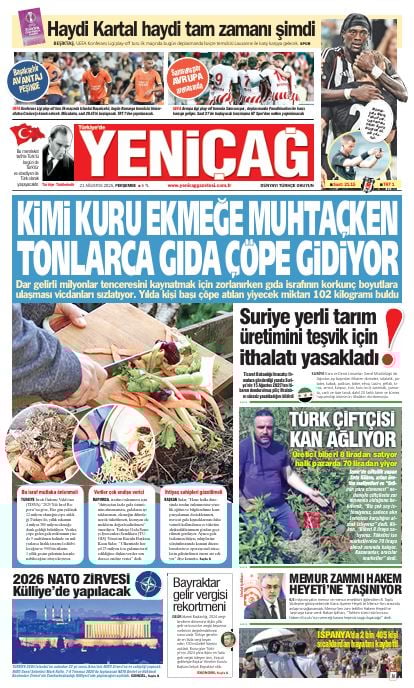 yenicag gazetesi kimi kuru ekmege muhtacken tonlarca gida cope gidiyor 0