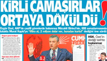 yenicag gazetesi kirli camasirlar ortaya dokuldu L6QIFpLO