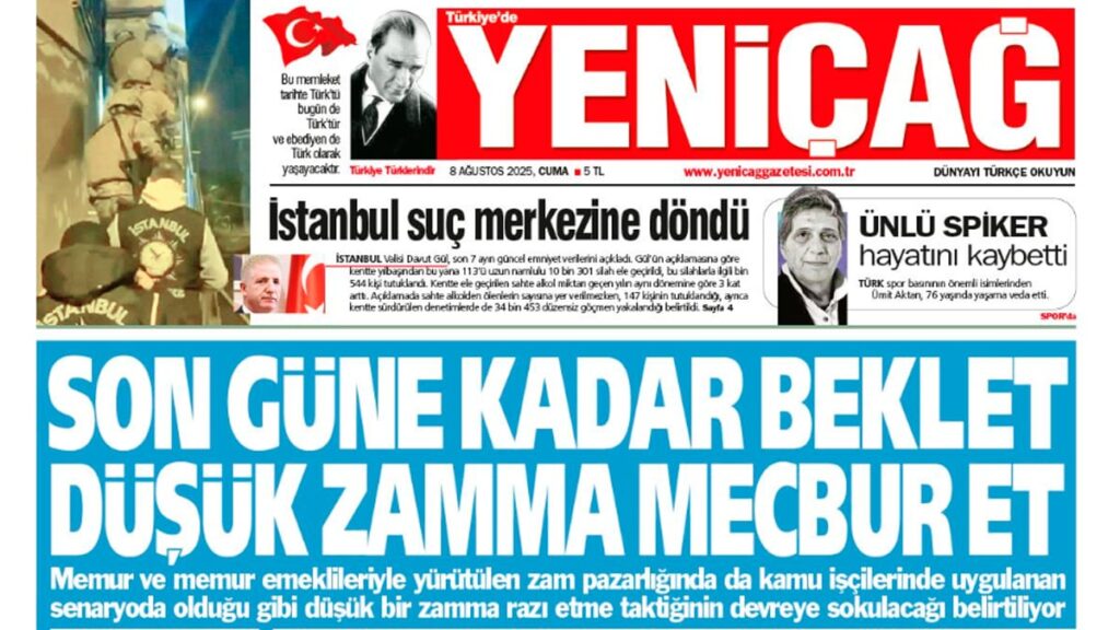 yenicag gazetesi son gune kadar beklet dusuk zamma mecbur et en1uSPKG