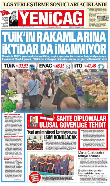 yenicag gazetesi tuikin rakamlarina iktidar da inanmiyor 0 cdTY5Rcc