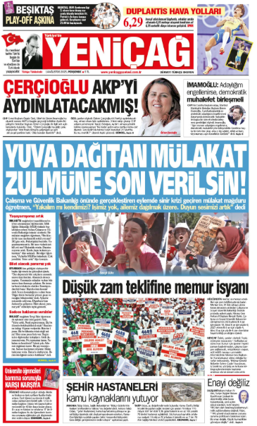 yenicag gazetesi yuva dagitan mulakat zulmune son verilsin 0 Z3aBScsO