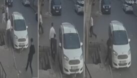 yolda yururken silahli saldiriya ugradi anbean kamerada tvNsMO2j
