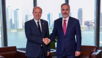 disisleri bakani fidan kktc cumhurbaskani tatar ile gorustu WZPitZyZ