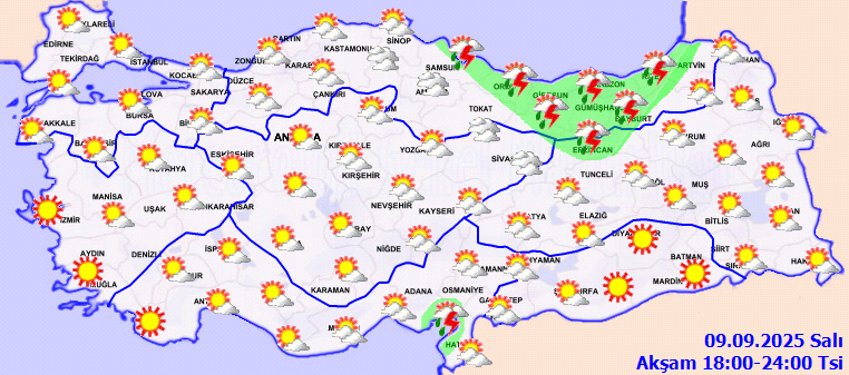 meteoroloji saat vererek acikladi bu illere cok sert geliyor gok delinecek 2 mVRXW59I