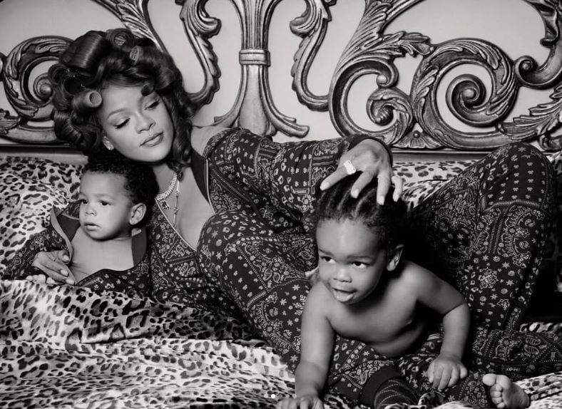rihanna ucuncu kez anne oldu ilk kare paylasildi rocki irish mayers ismi herkesi sasirtti