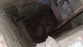 telefonunu almak isterken metrelerce yukseklikten duserek havalandirma boslugunda mahsur kaldi qs9G8pSR