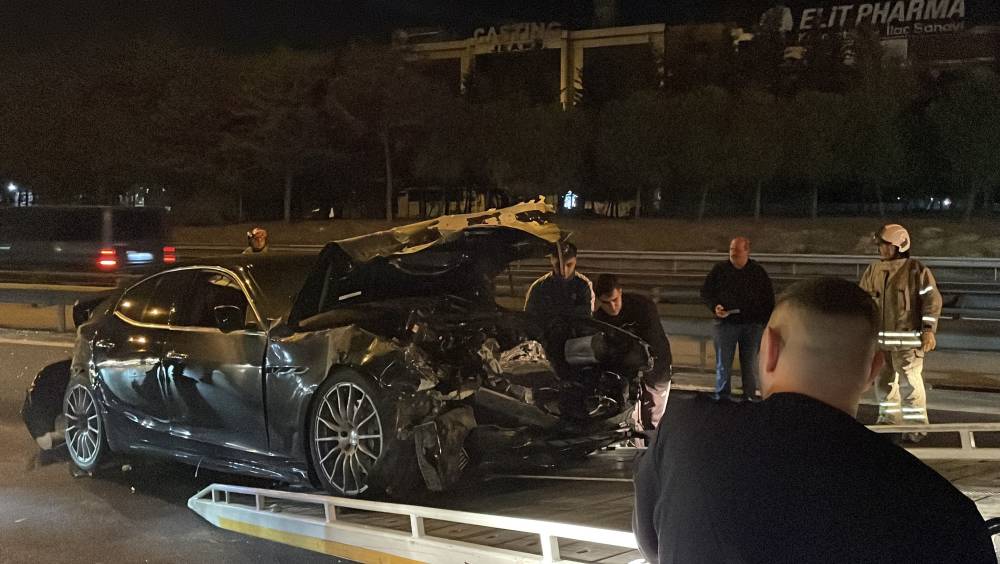 tem otoyolunda feci kaza surucu araniyor 3