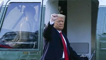 trumpin helikopteri acil inis yapti dclTvsf1