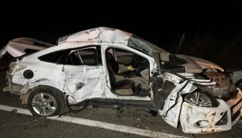 usakta tir ile otomobil carpisti 1 olu kceH1hBa