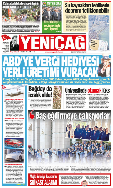 yenicag gazetesi abdye vergi hediyesi yerli uretimi vuracak 0 a3iWek7P
