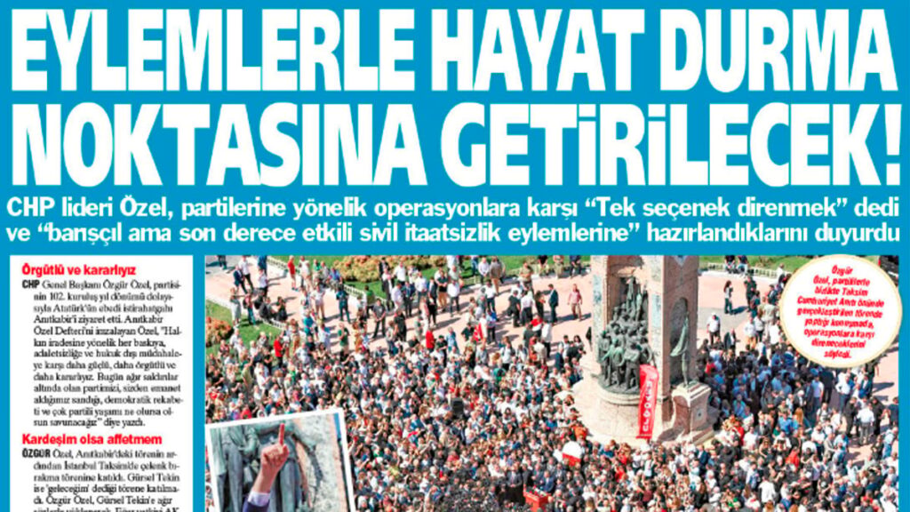 yenicag gazetesi eylemlerle hayat durma noktasina getirilecek 9KPyBjNI