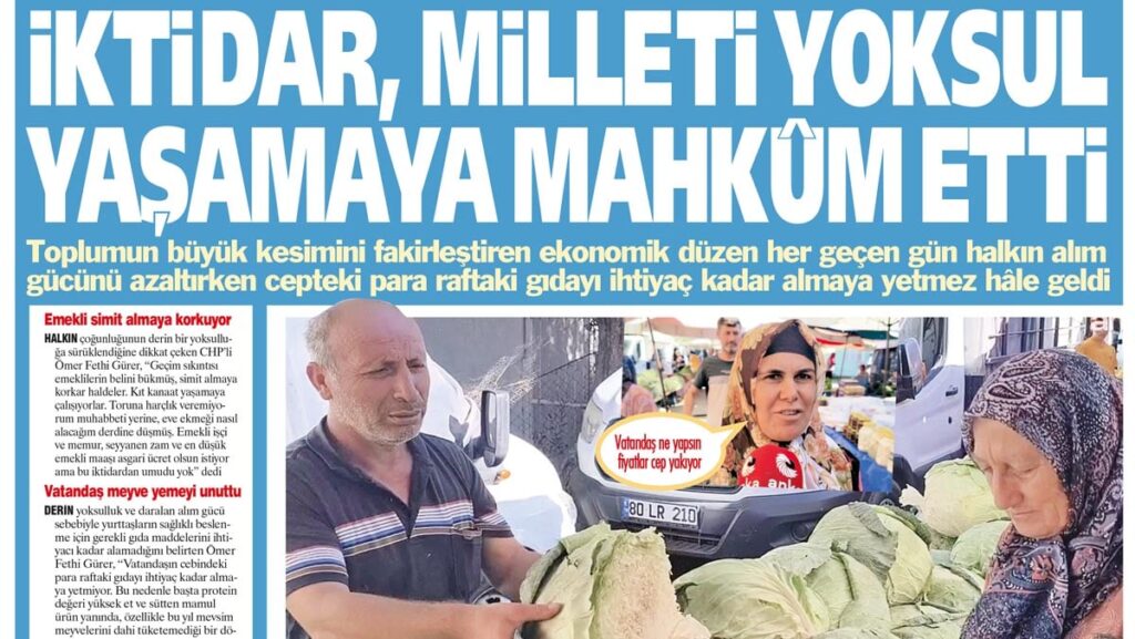 yenicag gazetesi iktidar milleti yoksul yasamaya mahkum etti 99y5qcgd