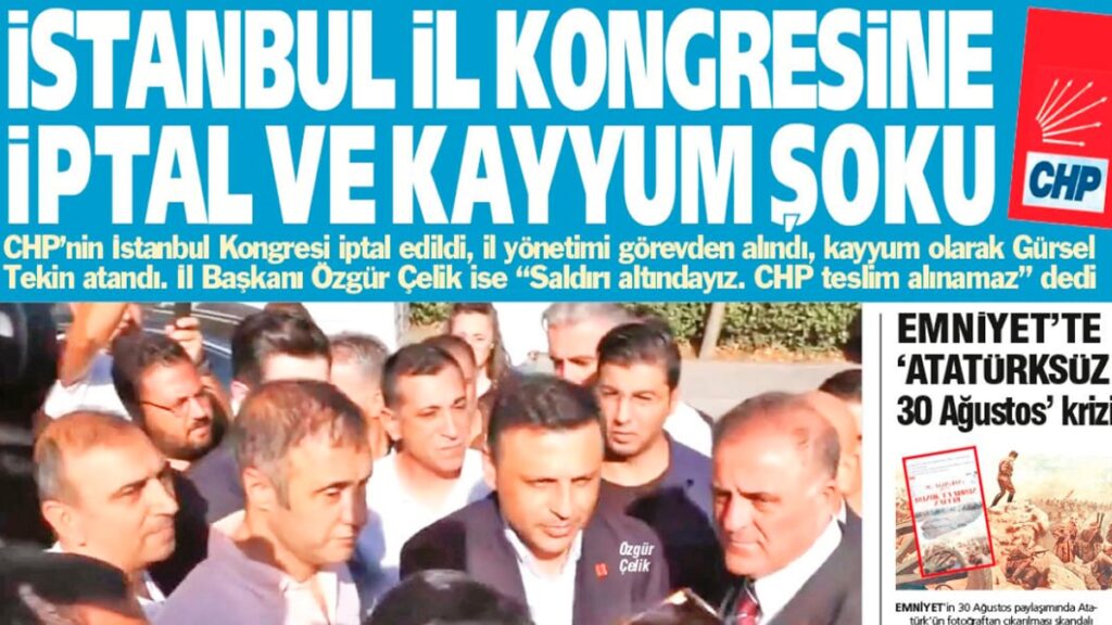 yenicag gazetesi istanbul il kongresine iptal ve kayyum soku JHzXve5P