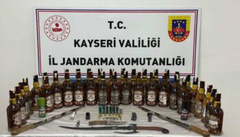 kayseride sahte alkol operasyonu 2 kisi gozaltina alindi CE91TayG