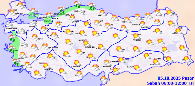 meteoroloji acikladi cok sayida kentte saganak beklentisi 0 YUZ7kuz7
