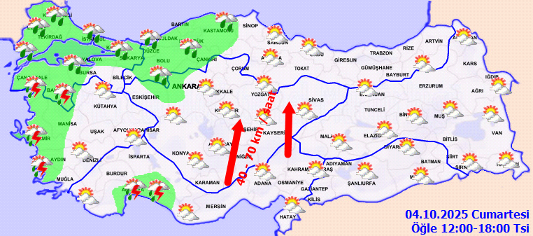 meteoroloji bolge bolge uyardi cok kuvvetli vuracak 1