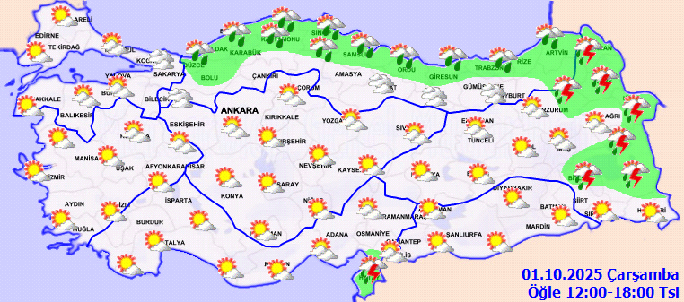 meteorolojiden saganak uyarisi bu illerde yasayanlar dikkat 1 OnKSVUrP