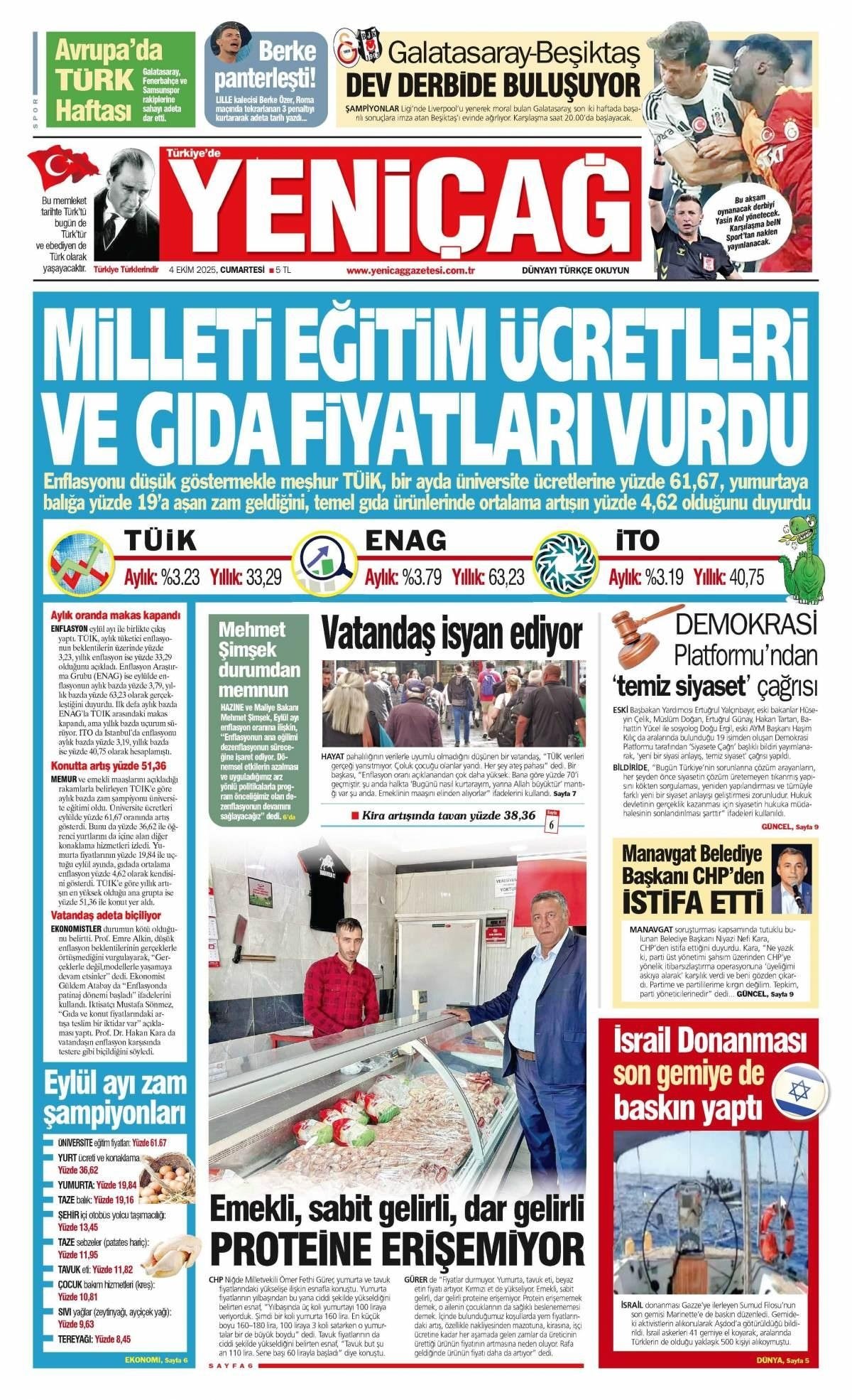 yenicag gazetesi milleti egitim ucretleri ve gida fiyatlari vurdu 0 Dp59TtsM